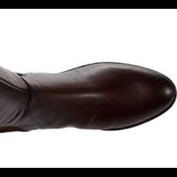 VINCE CAMUTO MAHOGANY LEATHER RIDING BOOTS NWT SZ 7.5 - Picture 7 of 10